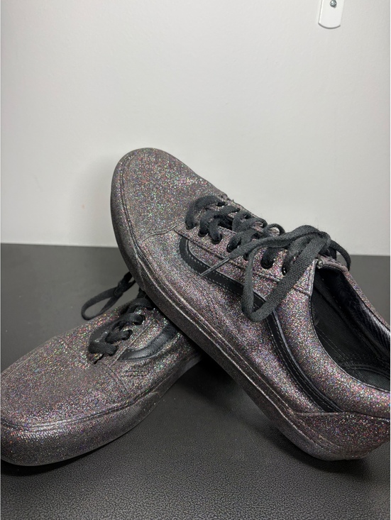 Vans Other - Unisex black rainbow glitter Vans Sneakers - M 9.5, W 11